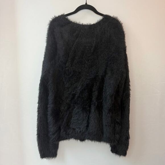 Totême Black Alpaca Biella Cardigan, Sz M - Picture 5 of 11